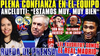 🚨ANCELOTTI quotESTAMOS MUY BIENquot  BELLINGHAM quotSOMOS el REAL MADRIDquot Y HABLA GUARDIOLA  PRECHAMPIONS [upl. by Karl369]