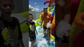 Mom catches Dad and Son washing the slide with her shampoo and this happens shorts [upl. by Marga]