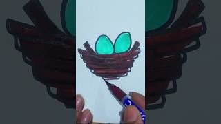 Nest Drawing Master Easy viral shorts art [upl. by Mcroberts]