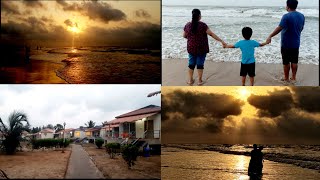 SUNRISE  Beautiful Sunrise View at Surya Lanka Beach  Resort Review  Relaxing Video [upl. by Ondrea16]