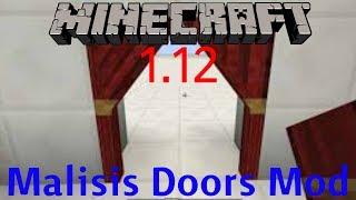 Malisis Doors Mod Mas Puertas en Minecraft  Review e Instalacion  112 [upl. by Lennard]