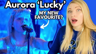 Vocal CoachMusician Reacts AURORA ‘Lucky’ Live at Nidarosdomen  In Depth Analysis [upl. by Ahseya]