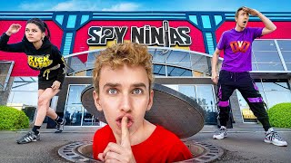 SNEAKING into Chad Wild Clay SPY NINJAS Theme Park [upl. by Goody128]