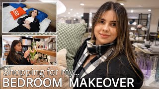 Shopping for my BEDROOM MAKEOVER [upl. by Pass]