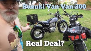 Is the Suzuki Van Van 200 a Yamaha TW200 Killer [upl. by Trefor]