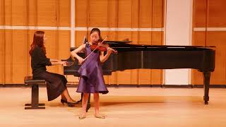 Rieding  Concertino in Hungarian Style in A Minor Op 21 Mvt I Group B  Madison Lee 10 [upl. by Loretta41]