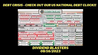 US DEBT CRISIS  CHECK OUR US DEBT CLOCK 53 usdebtceiling usdebtclock nationaldebt [upl. by Benoite918]