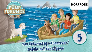 Fünf Freunde Junior  Folge 5 Das GeburtstagsAbenteuerGefahr auf den Klippen  Hörprobe [upl. by Relyhcs]