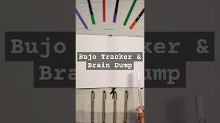 October 2024 Trackers amp Brain Dump Spread  Halloween Theme 👻🎃 bujotracker braindump shorts [upl. by Iver]