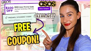 YOU have to use this 100 ASOS Discount Code even if u have ordered before Asos Promo Code 2023 [upl. by Cherish]