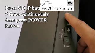 Canon Printer Reset  Canon printer reset factory settings [upl. by Ymij]