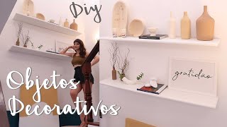 DIY Objetos Decorativos p Prateleiras amp Estantes  do Lixo ao Luxo [upl. by Nivloc]