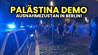 Randale auf Palästina Demo 😱🔥 Eskalation in Berlin [upl. by Daffy]