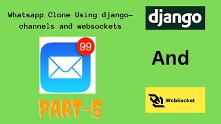 Personal Chat application using Django channels  New chat notification counts django websockets [upl. by Aisatal]