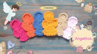 👼Angelitos tejidos a crochet 👼 Paso a paso [upl. by Jillie849]