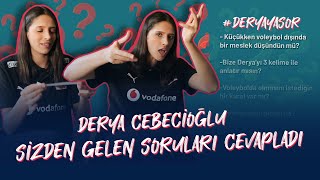 Derya Cebecioğlu Sizden Gelen Soruları Cevaplıyor  TRT Spor Dijital [upl. by Randell]