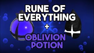 Using the Oblivion Potion with the Rune of Everything in Sol’s RNG [upl. by Denman343]