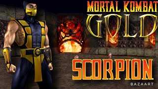 Mortal Kombat Gold SCORPION Arcade Ladder [upl. by Ierna]