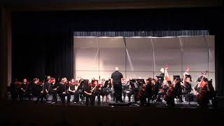 Hamilton Concert Orchestra Performing Into the Shadows by Brian Balmages [upl. by Atteynek]