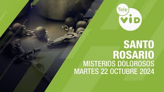 Santo Rosario de hoy Martes 22 Octubre de 2024 📿 Misterios Dolorosos TeleVID SantoRosario [upl. by Eilrahc]