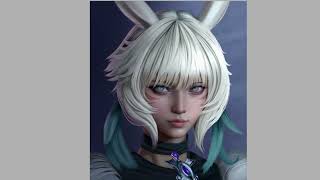 yshtola speed paint ffxiv [upl. by Silsby]