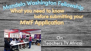 How To Select The Right Mandela Washington Fellowship Track 2024 [upl. by Larcher]