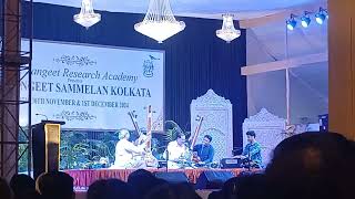 Pt Ajoy Chakraborty raag sangeet at itc sangeet research academy with Anol Chatterjee 🙏 [upl. by Ahter]