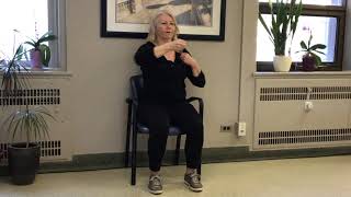 Sunnybrook Day Hospital Seated exercise program for seniors [upl. by Egiaf]