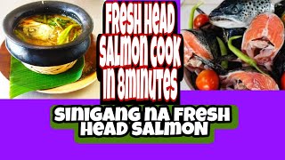 Sinigang sa sapalok miso mix na ulo ng Salmon amigo channel tv [upl. by Assyli]