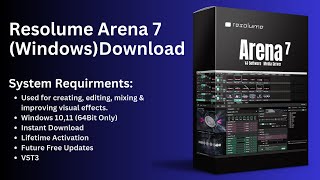 How To Download Resolume Arena 7 Windows [upl. by Rhetta148]