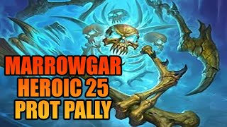 Lord Marrowgar 25 Heroic 2 Tank  Prot Paladin POV  WOTLK Classic [upl. by Rolfe]