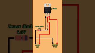 Voltage regulator input 12v output 5v😱😱😲😯😱😱😲😯😱😱😱😯😱😱😱shortsfeed trending viralvideo shorts [upl. by Andel954]