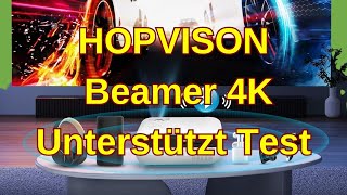 HOPVISON Beamer 4K Unterstützt Test [upl. by Yma793]