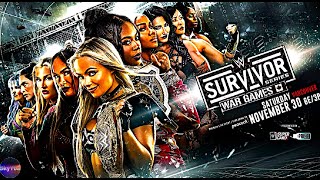 Womens WarGames Match 2024 SURVIVOR SERIES Wwe 2K23 [upl. by Glogau13]