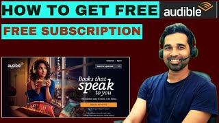 How To Get Amazon Audible For Free  Audible Free Membership  How to get audible for free [upl. by Sylvan]