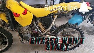 Help My 1998 Suzuki RMX250 Wont Start  Whats the Issue [upl. by Abel986]