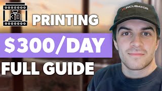 How to Make Money With 3D Printing in 2024 4 Beginner Ideas [upl. by Nnaacissej]