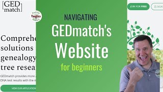 Navigating the New GEDmatch Website Beginners Edition [upl. by Tabatha]