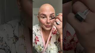 POPPY WIG TRY ON WITH BALD MOTHER TUCKER ❤️ hairloss wigreview wiginstall wigtutorial wigs wig [upl. by Devol331]