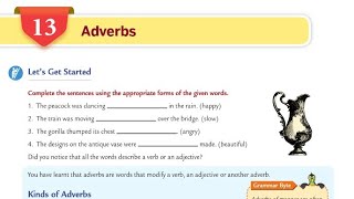 Adverbs  Ch13  Part03  Class VIII  Collins English grammar and composition book [upl. by Romaine34]