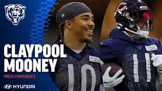 Chase Claypool and Darnell Mooney talk receiving corps  Chicago Bears [upl. by Magnusson]