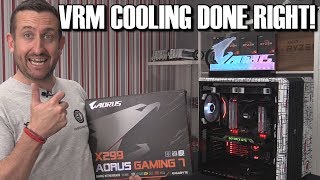 Gigabyte X299 Gaming 7 Review VRM Cooling Done Right [upl. by Buyers549]