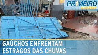 Chuvas e vendavais voltam ao RS e tiram mais de 800 pessoas de casa  Primeiro Impacto 260924 [upl. by Vasta]