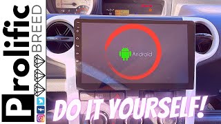 HOW TO INSTALL and WIRE ANDROID 101 DOUBLE DIN RADIO HEAD UNIT  SCION XB [upl. by Idham]