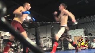 Austin Lutchen vs Billy Beckner  Waukesha MMA Cage Pankration [upl. by Aisorbma]