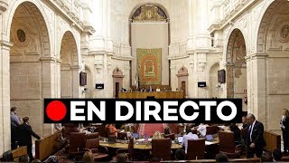 EN DIRECTO Sesión constitutiva del Parlamento de Andalucía [upl. by Jacoby285]