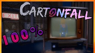 Cartonfall  full walkthrough with all achievements [upl. by Oicor]