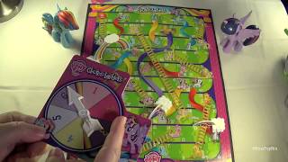 Bin Vs Jon  My Little Pony Chutes amp Ladders Who Will Win by Bins Toy Bin [upl. by Olwena]