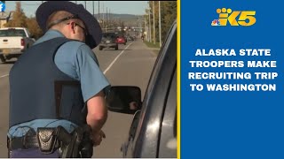 Alaska State Troopers make recruiting trip to western Washington [upl. by Retsim]