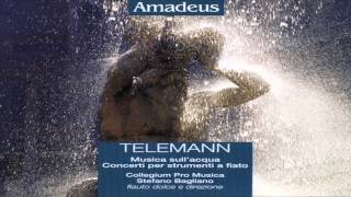 Telemann Musica SullAcqua  Concerti Per Strumenti A Fiato  Minuetto Il Piacevole Zefiro [upl. by Newob]